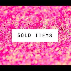 SOLD ITEMS
